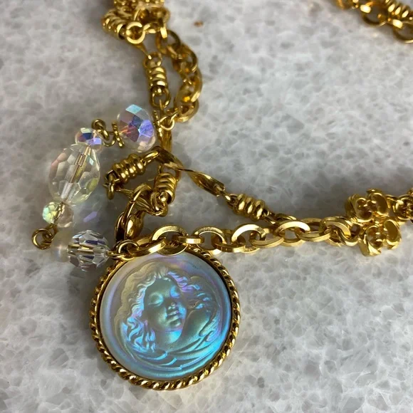 Kirk’s Folly AB angel necklace - Picture 4 of 8